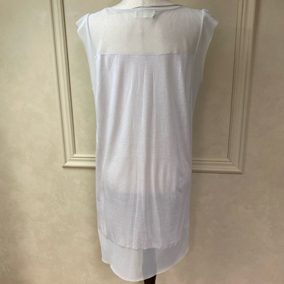 Zara Floral Semi Sheer Tunic Size Large - Picture 4 of 6